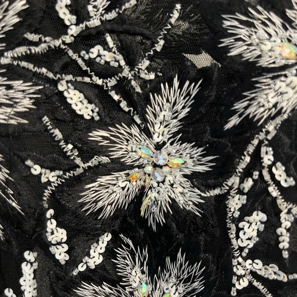 NWT Rachel Allan Sequined Short Dress - Picture 3 of 6